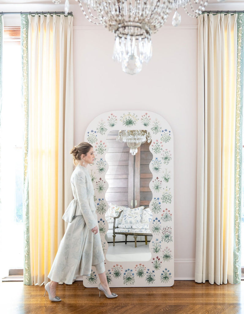 OTM Exclusive: Fleur Home x Riley Sheehey Jaipur Print Large Mirror