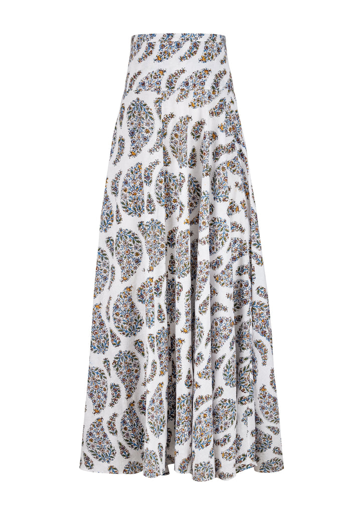 Baran Skirt - Paisley Bottoms - Skirts Rosewater House