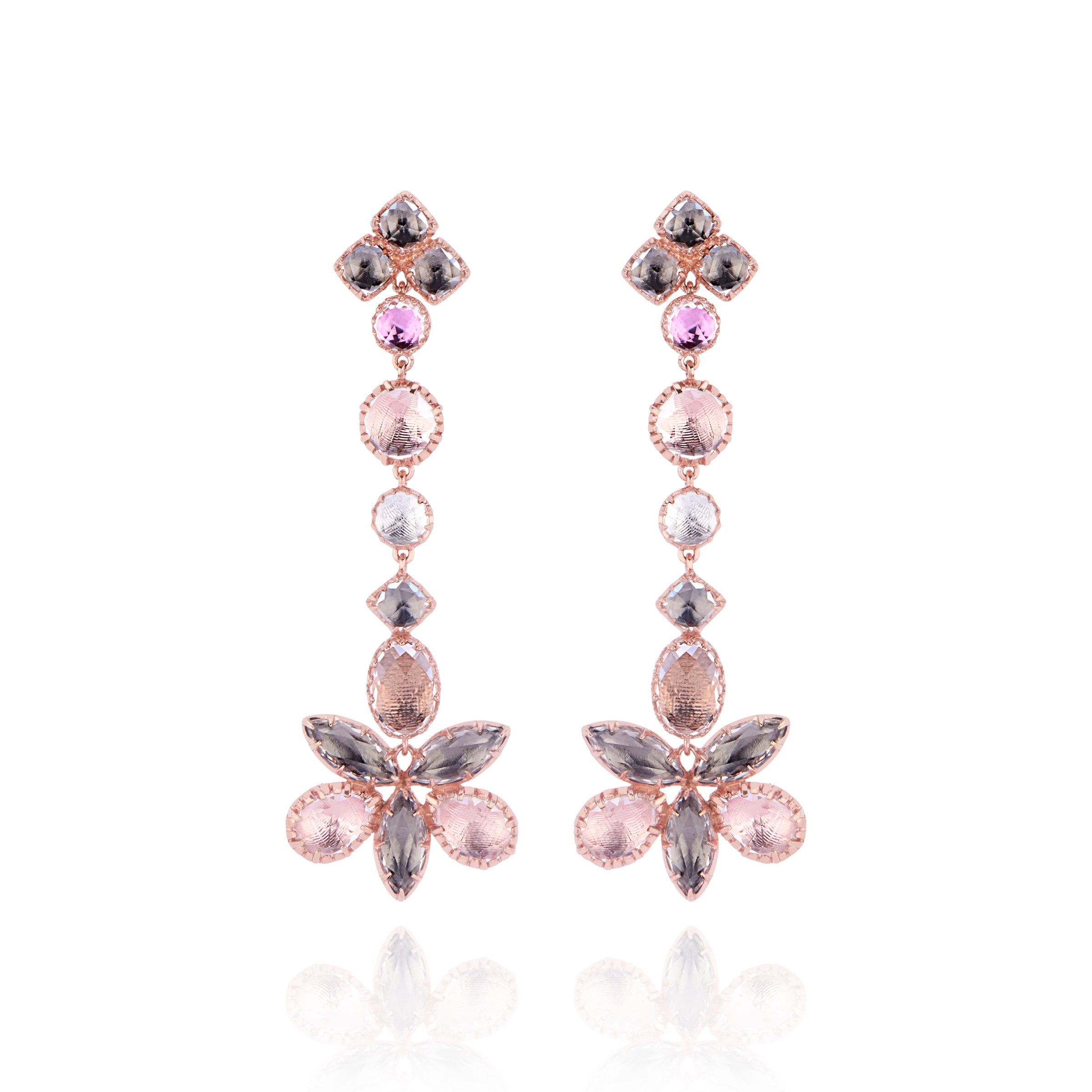 Sadie Shoulder Cluster Earrings