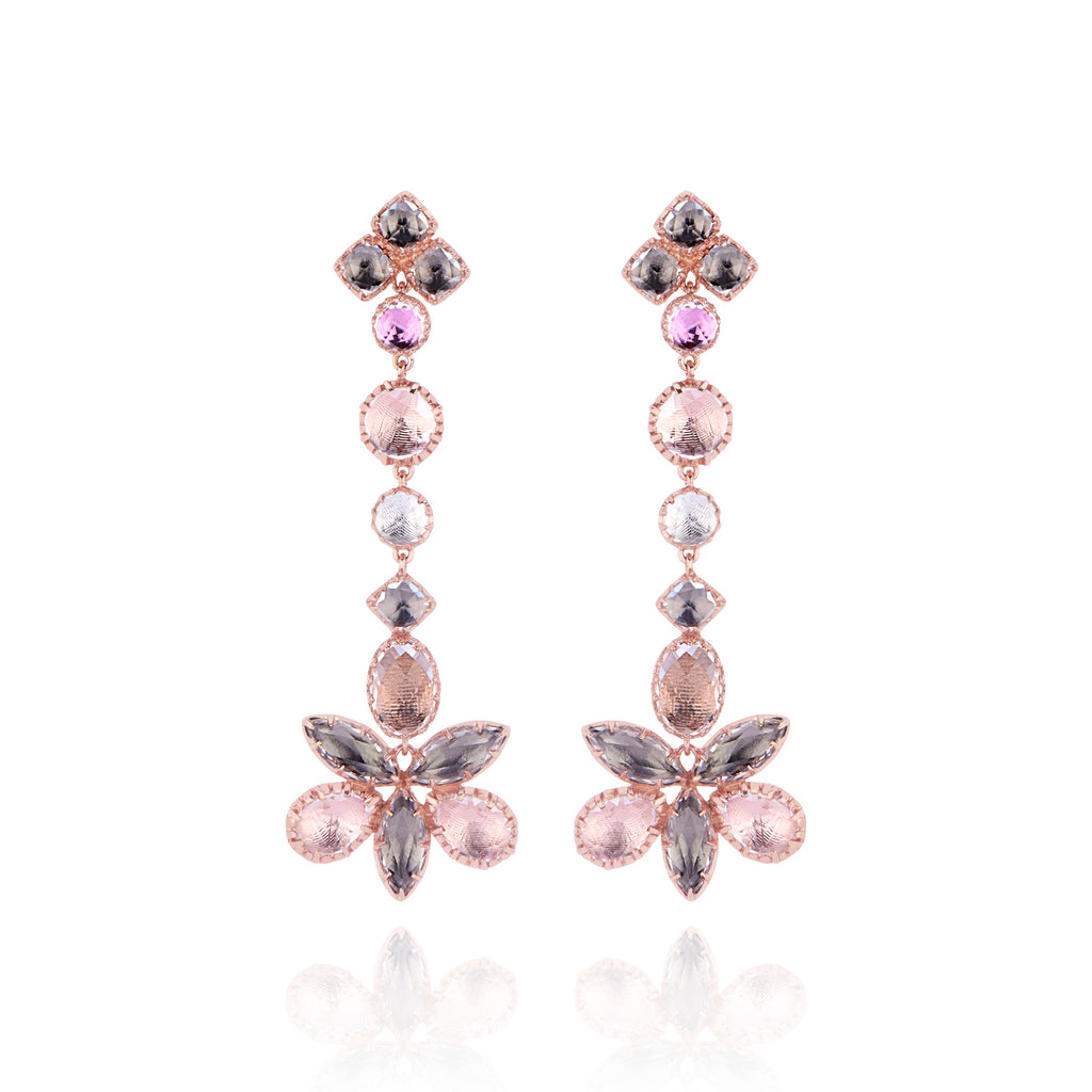 Sadie Shoulder Cluster Earrings