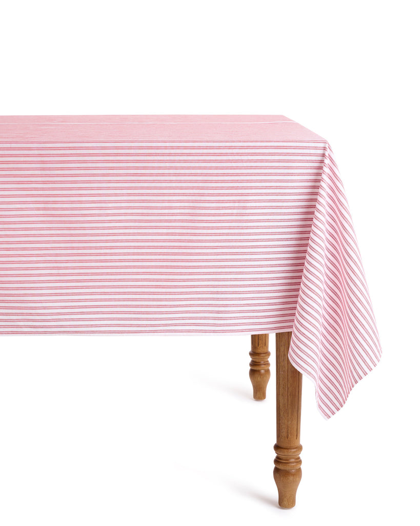 Signature Antique Red Ticking Table Linen