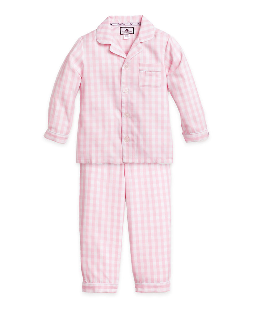 Pink Gingham Pajama Set