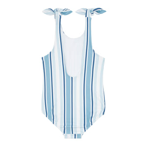 Girls Freshwater Stripe Tie-Knot One Piece
