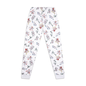 Children's Cowboy Pajamas in Cream