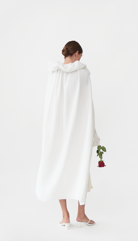 Whitewing Linen Cape