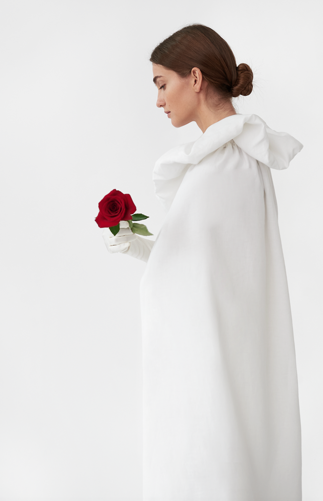 Whitewing Linen Cape