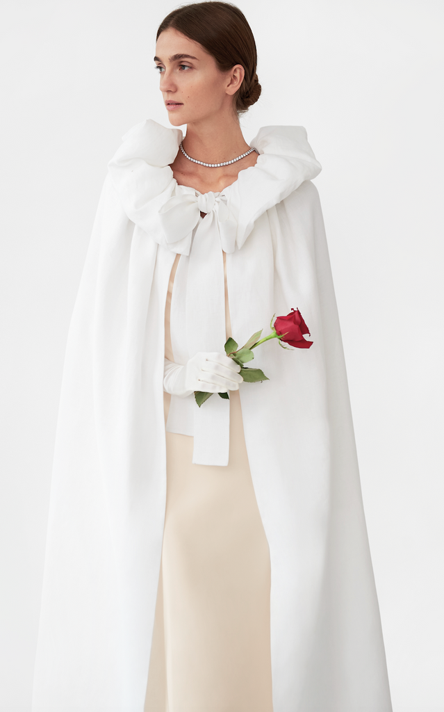 Whitewing Linen Cape