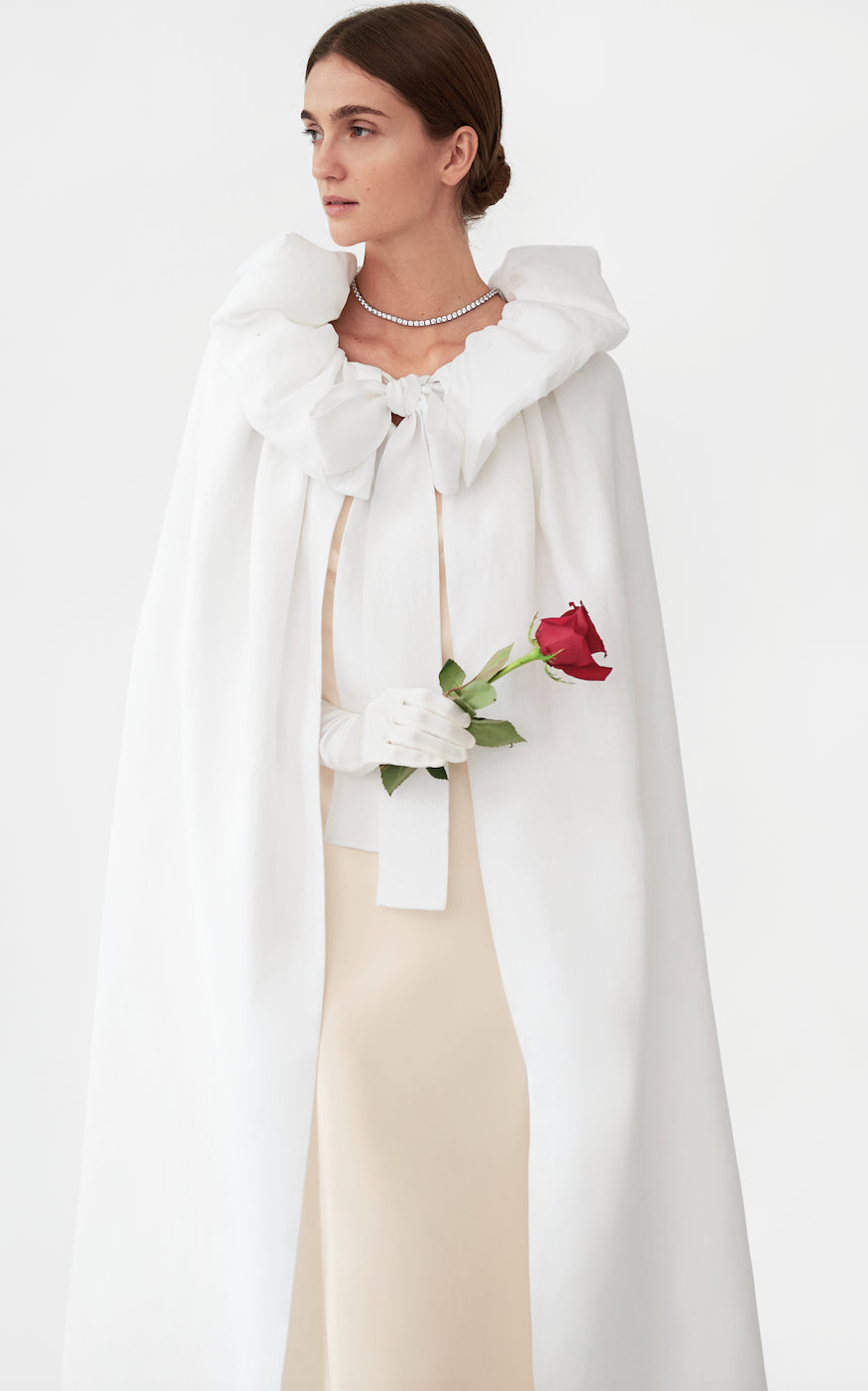 Whitewing Linen Cape