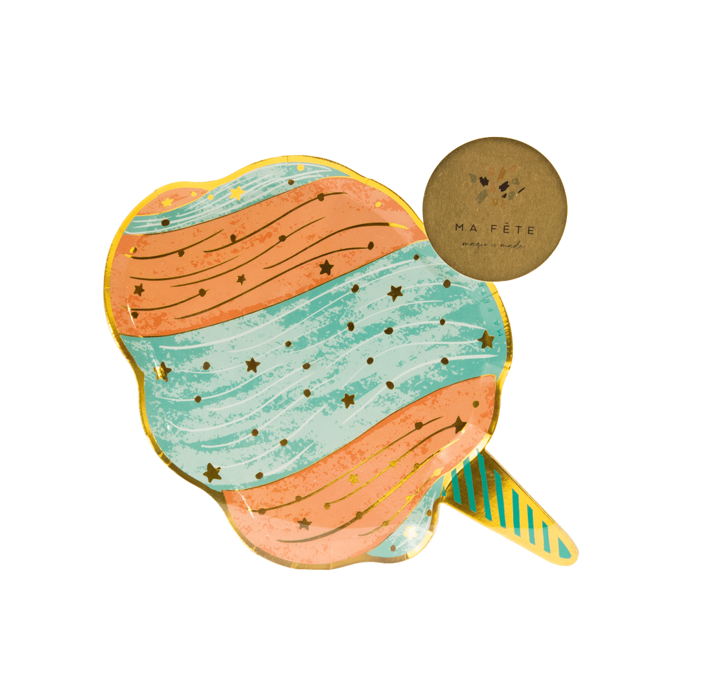 Fun Fair Cotton Candy Plate