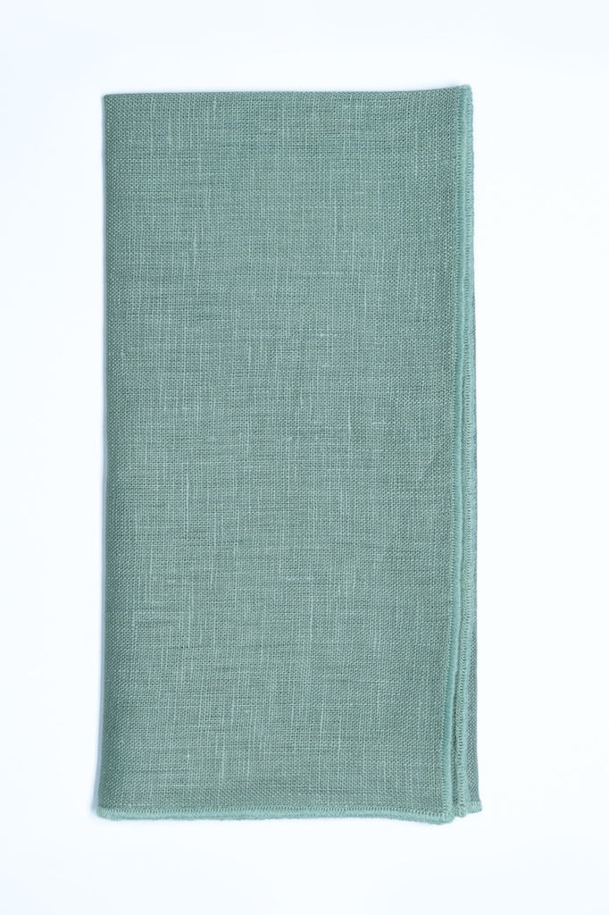 Sea Sonen Napkin with Green Small Trim, Set of 4