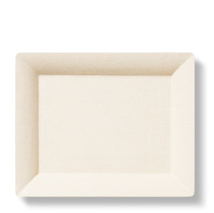 Shagreen Small Tray in Cream