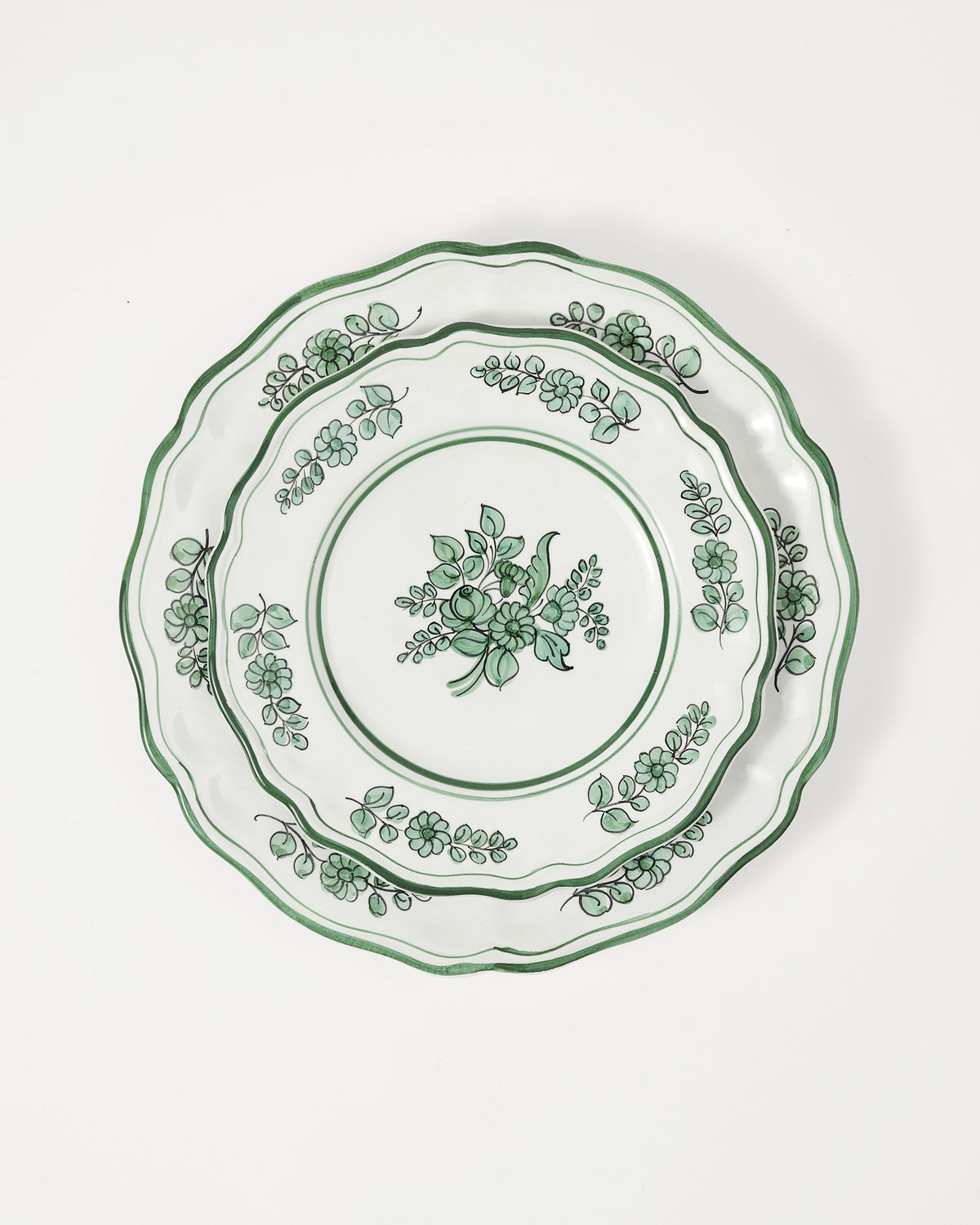 Sicilia Dessert Plate in Green
