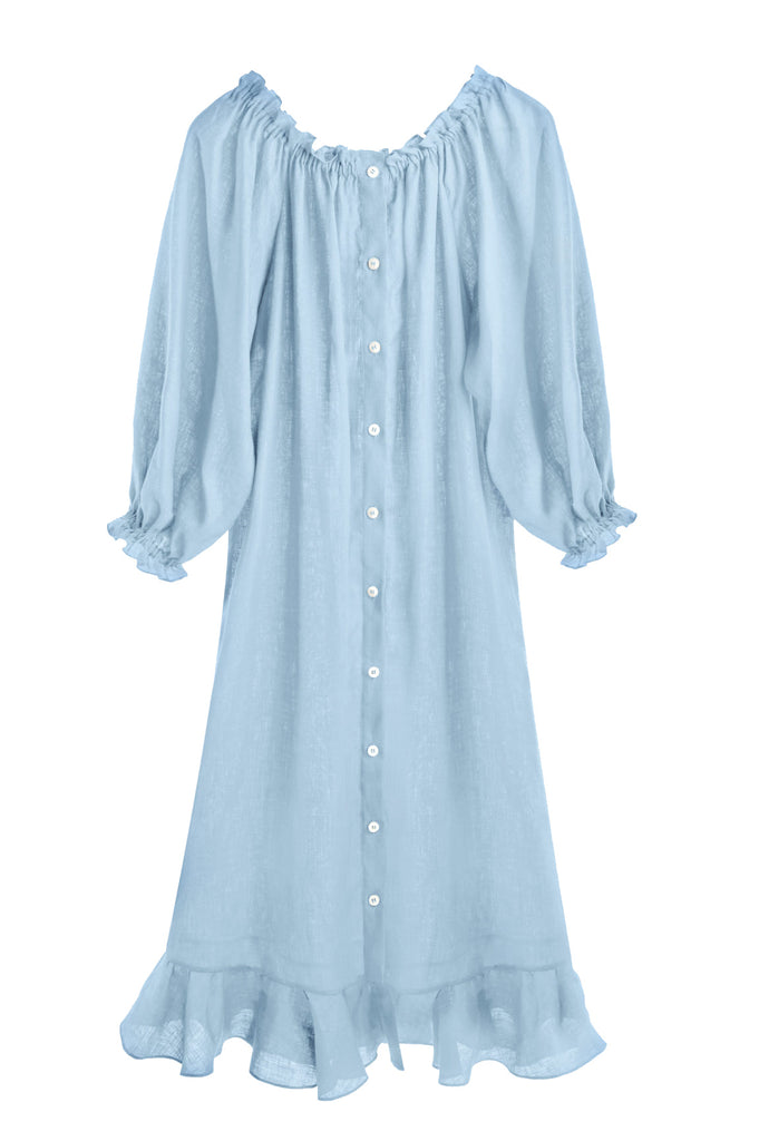 Loungewear Dress in Light Blue