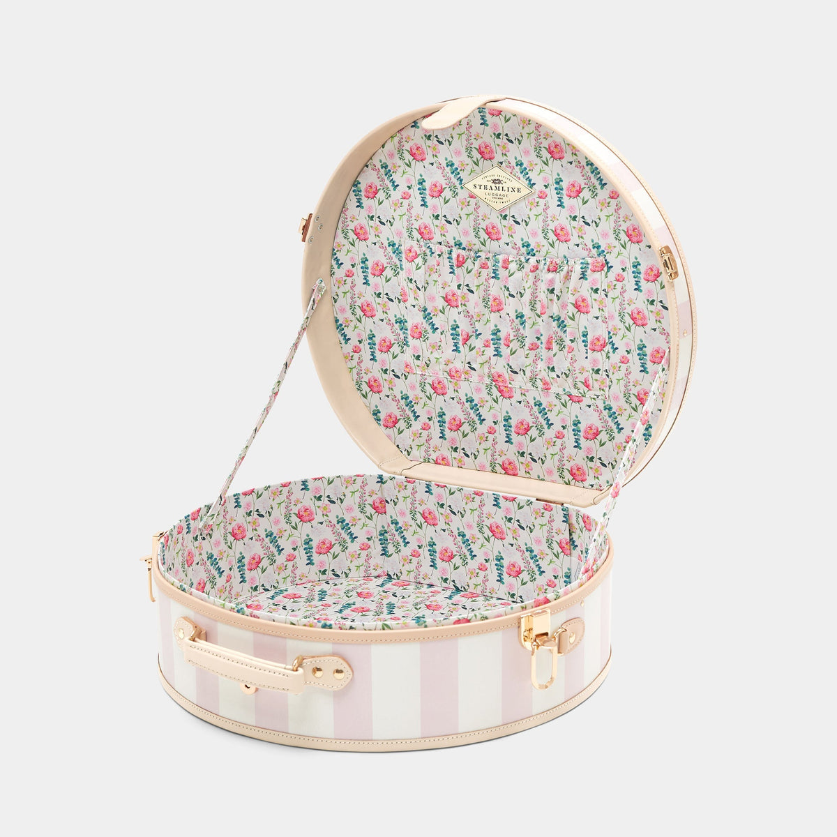 The Illustrator - Pink Hatbox Deluxe Hatbox Deluxe Steamline Luggage