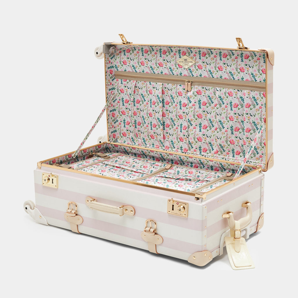 The Illustrator - Pink Check In Spinner Check In Spinner Steamline Luggage