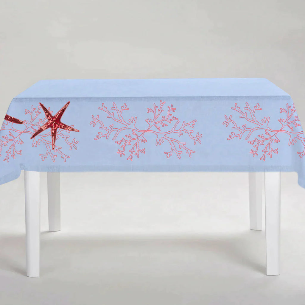 Coral Pink Corallo Tablecloth