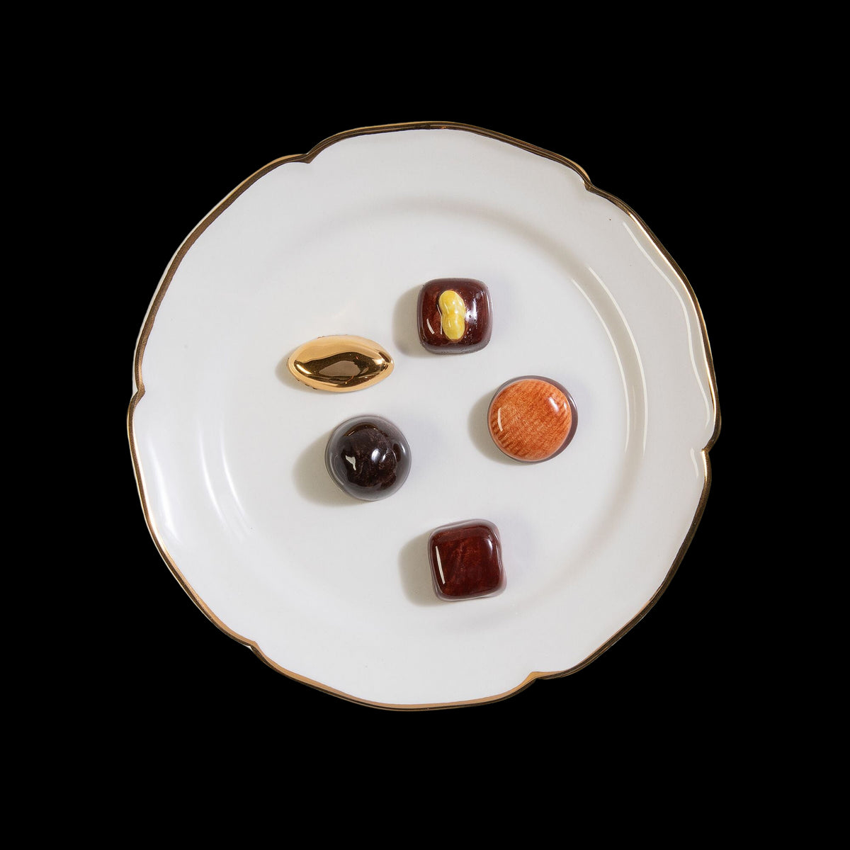 Trompe L’œil Chocolat Décorative Plate
