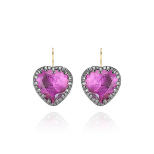 Valentina 'I Love NY' Button Earrings