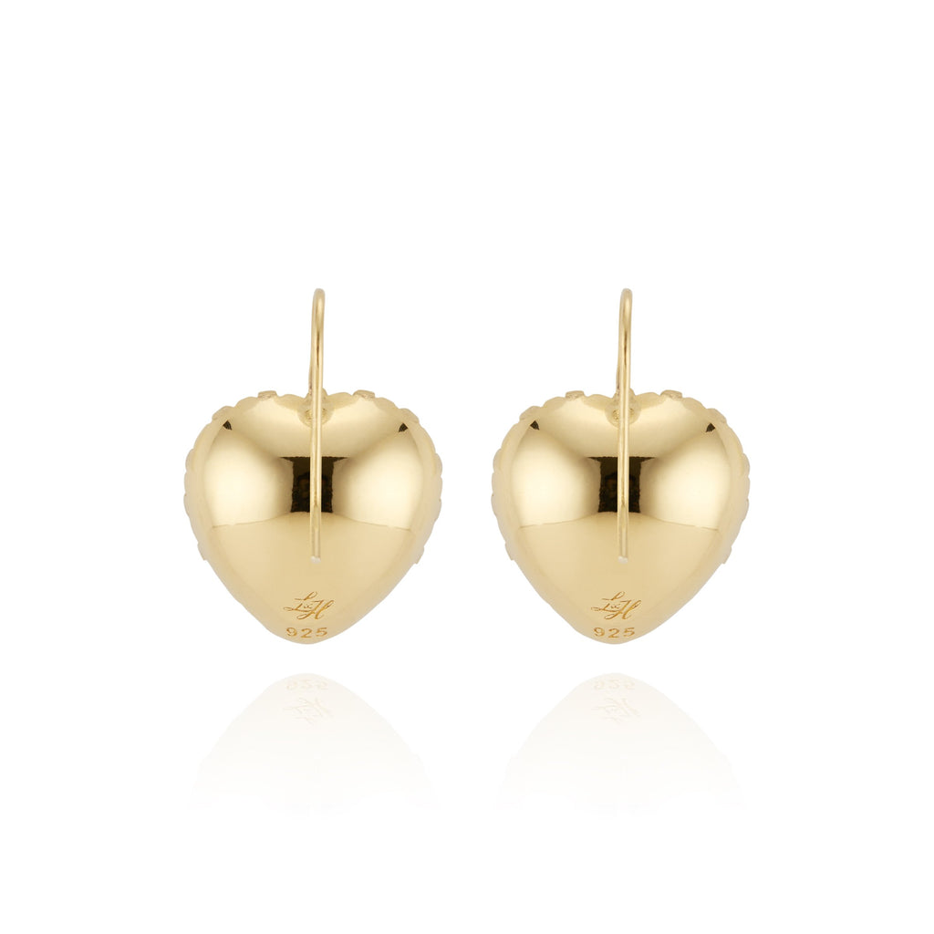 Valentina 'I Love NY' Button Earrings