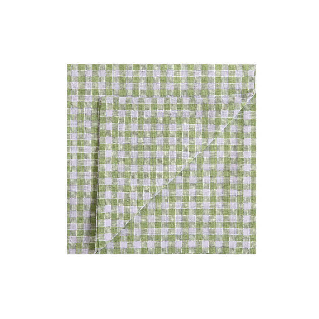 Vichy Napkin in Sage