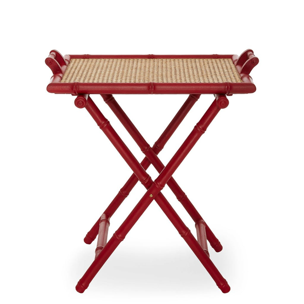 Folding Tray Table in Red