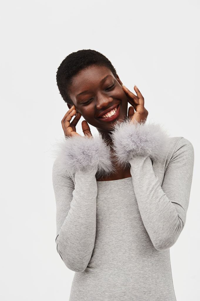 The Weekend Chic Set with Leggings in Grey