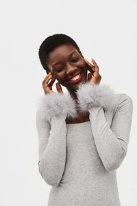 The Weekend Chic Set with Leggings in Grey