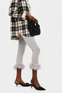 The Weekend Chic Set with Leggings in Grey