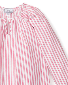 Antique Red Ticking Delphine Nightgown