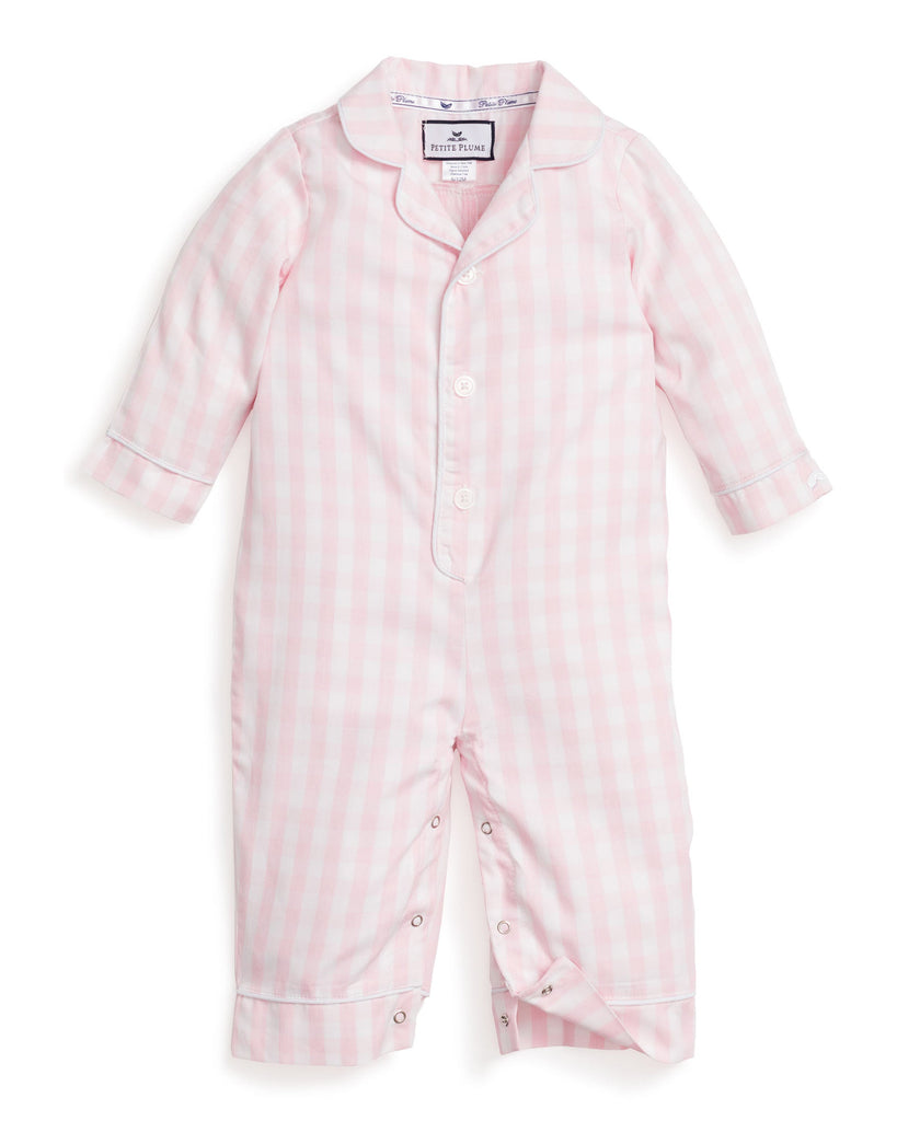 Children’s Pink Gingham Romper