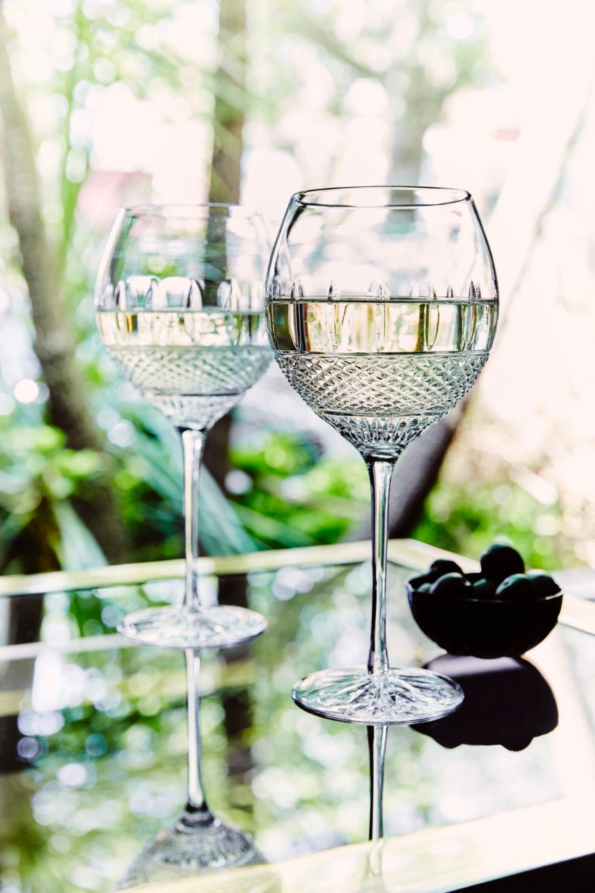 Irish Lace White Wine, Set of 2