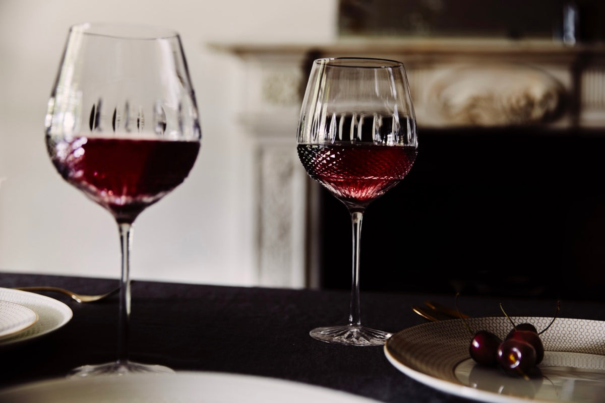 Irish Lace Red Wine, Set of 2