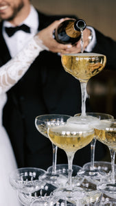 Lismore Essence Champagne Saucer 9.5 oz, Set of 2