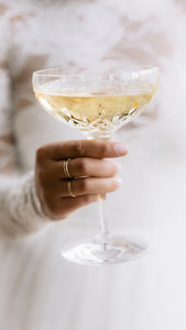Lismore Essence Champagne Saucer 9.5 oz, Set of 2