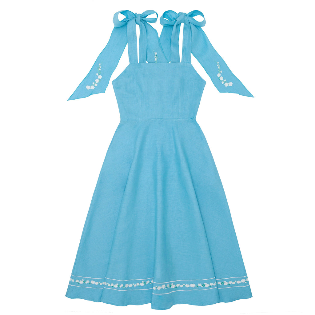 minnow x Fanm Mon Women's Lagoon Tie Knot Dress