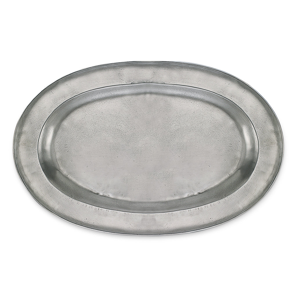 Wide Rimmed Oval Platter