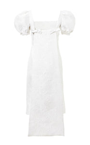 Limited Edition: Baby Doll Puffy Sleeve Short Panel Back Dress with Bows