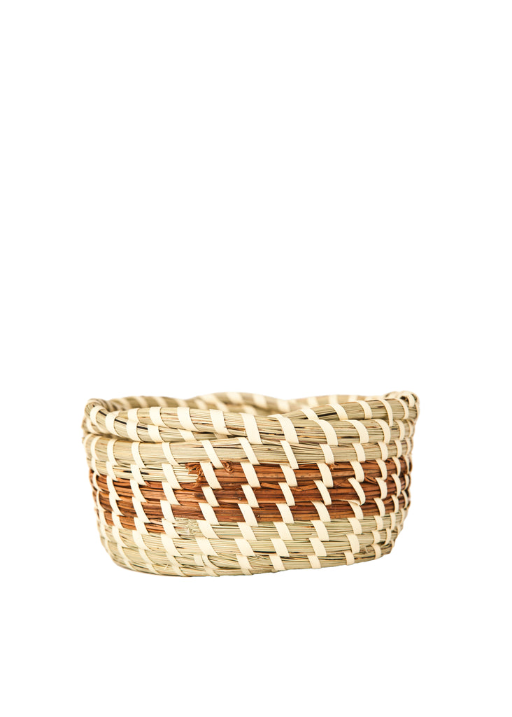 5" x 2.5" Braided Edge Basket