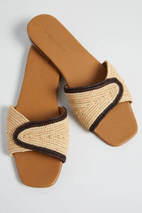 Volakas Sandal in Nude/Brown