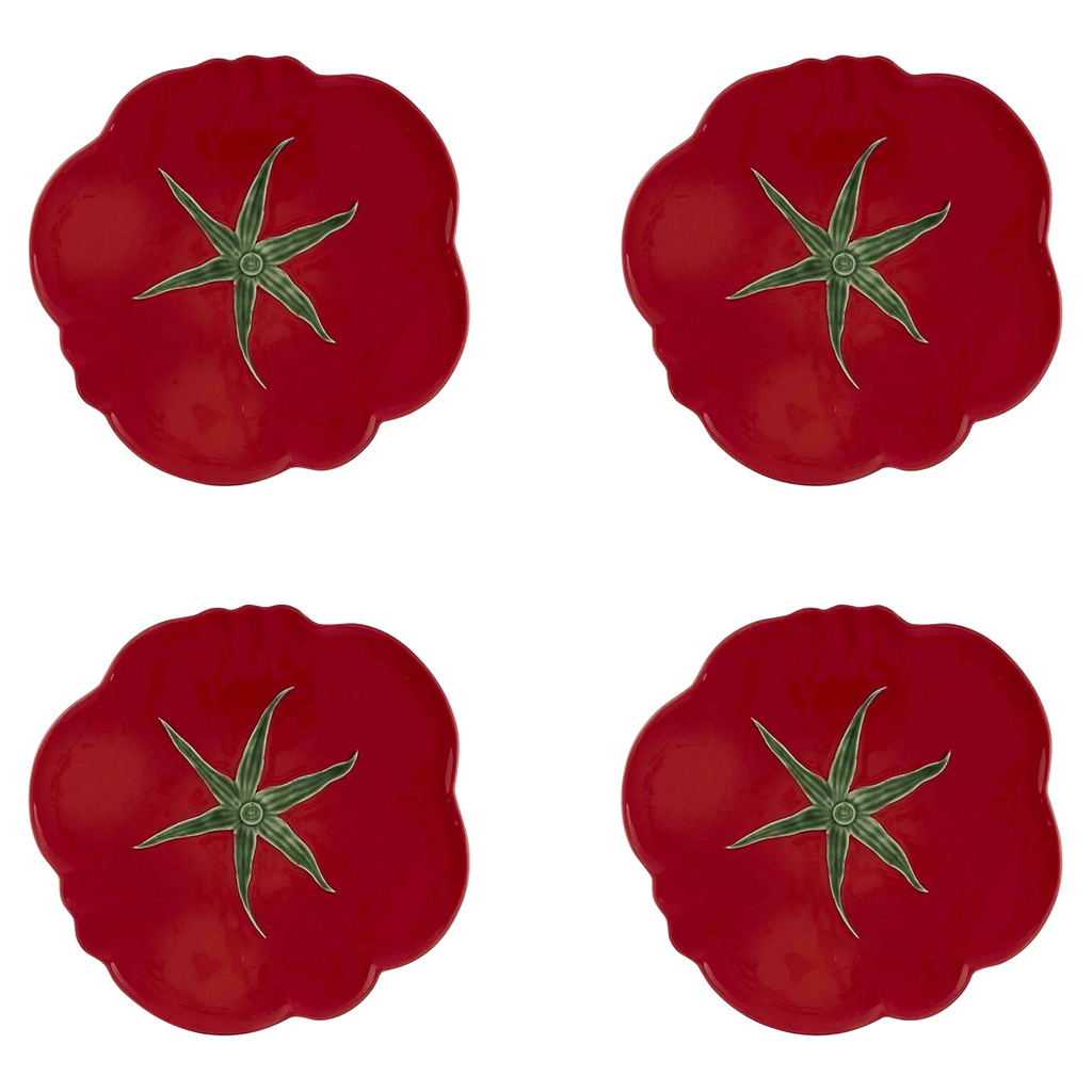 Tomato Pizza Plate 12", Set of 4