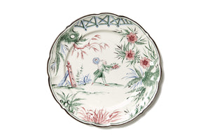 Chinoiserie Dessert Plates, Set of 12