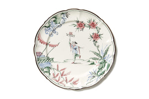 Chinoiserie Dessert Plates, Set of 12