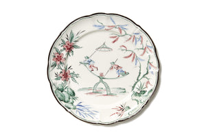 Chinoiserie Dessert Plates, Set of 12