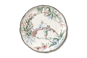 Chinoiserie Dessert Plates, Set of 12
