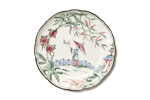 Chinoiserie Dessert Plates, Set of 12