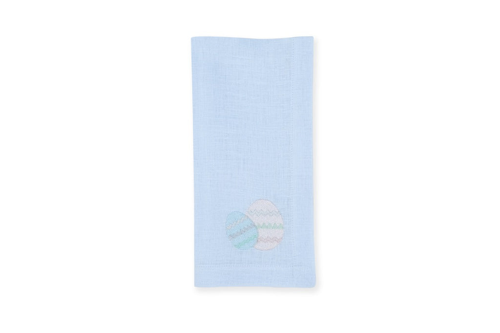 Easter Egg Blue Linen Napkin, Set of 4
