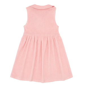 Girls Conch Pink French Terry Tennis Dress