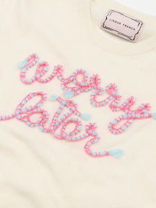 Worry Later Crewneck Sweater Lingua Franca NYC