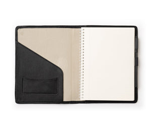 Refillable Journal | Vintage Black Leather