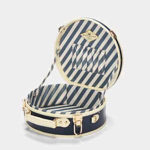 The Entrepreneur - Navy Small Hatbox